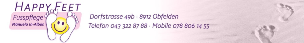 Fusspflege Obfelden  und den Bezirk Affoltern
